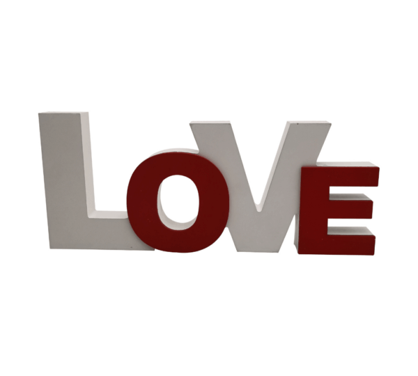 Rustic 3D Wooden LOVE Sign – Stereoscopic Craft Decor for Home, Wedding, Valentine's Day & Romantic Celebrations | Durable Romantic Wooden Decoration - Image 2