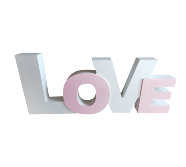 Wooden Signs Featuring The Word 'Love', Designed As a Standalone Centerpiece for Tables, Perfect for Valentine'S Day Home Decoration. - Image 2