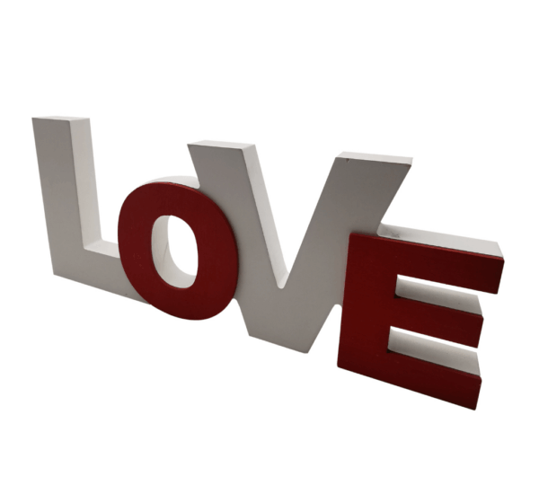 Rustic 3D Wooden LOVE Sign – Stereoscopic Craft Decor for Home, Wedding, Valentine's Day & Romantic Celebrations | Durable Romantic Wooden Decoration - Image 3