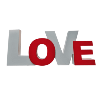 Rustic 3D Wooden LOVE Sign – Stereoscopic Craft Decor for Home, Wedding, Valentine’s Day & Romantic Celebrations | Durable Romantic Wooden Decoration