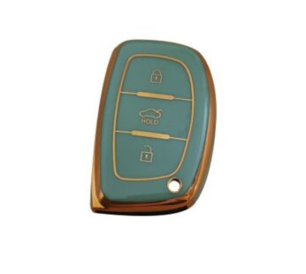 Hyundai Car Key Fob Cover for 3-Button Smart Keys, Durable TPU Protective Case with Full Coverage, Anti-Slip and Scratch-Resistant Design for Elantra, Tucson, Sonata and More