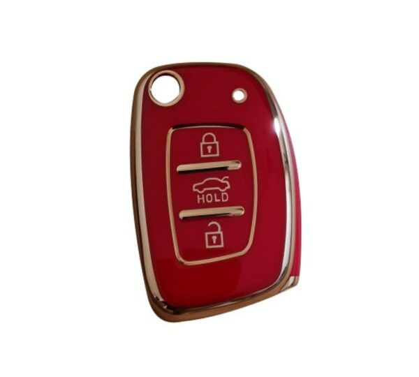 Hyundai Car Key Fob Cover for 3-Button Smart Keys, Durable TPU Protective Case with Full Coverage, Anti-Slip and Scratch-Resistant Design for Elantra, Tucson, Sonata and More - Image 2