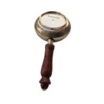 Elegant Decorative Brass Incense Burner with Wooden Handle Featuring Intricate Star Pattern Design for Home and Meditation Spaces - Image 5