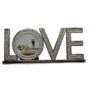 LOVE Sign Metal Photo Frame – Romantic Picture Frame Gift for Newly Married Couples, Anniversaries & Special Occasions – Elegant Desktop Display for Your Loved One