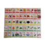 Educational Wooden Learning Blocks Set – Perfect for Teaching Fruits, Vegetables, Alphabet, Numbers, and Early Childhood Development