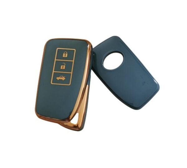 Lexus Car Key Fob Cover Compatible with RX, ES, NX, IS, GX, and LS Models – Premium TPU Protective Key Holder Case with Full Coverage, Scratch-Resistant and Durable Design, Stylish Glossy Finish for Lexus Smart Remote Key - Image 3