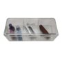 Acrylic Makeup Organizer for Vanity – Clear Cosmetic Storage with Multiple Compartments, Clear Acrylic Makeup Organizer with Compartments – Ideal for Makeup Storage and Display