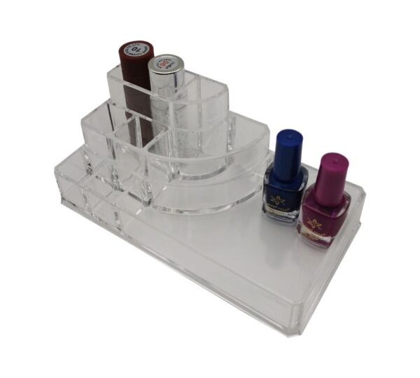 Versatile Makeup Organizer Stand for Lip Gloss Tubes, Balm, Mascara, and Make-Up Brushes – Compact and Stylish Storage Solution - Image 2