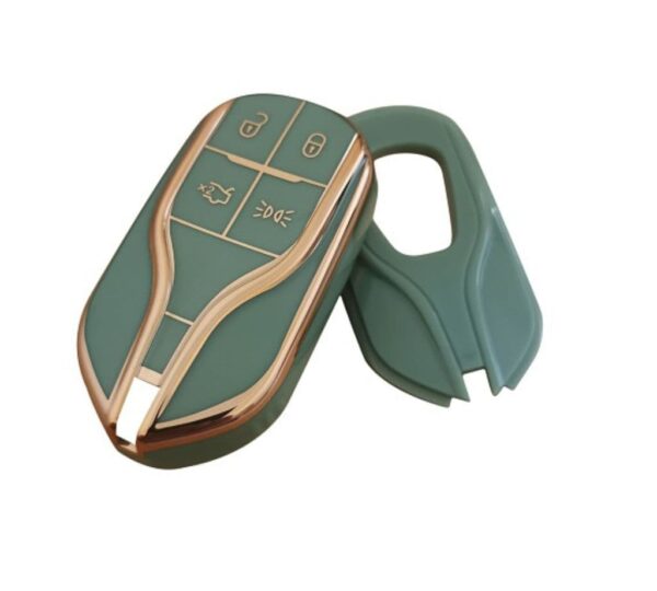 Maserati Key Fob Cover for 4-Button Smart Remote – Premium TPU Car Key Protection Holder Compatible with Ghibli, Levante, Quattroporte, GranTurismo – Durable, Scratch-Resistant, Slim and Stylish Key Shell for Maserati Key Fob - Image 2