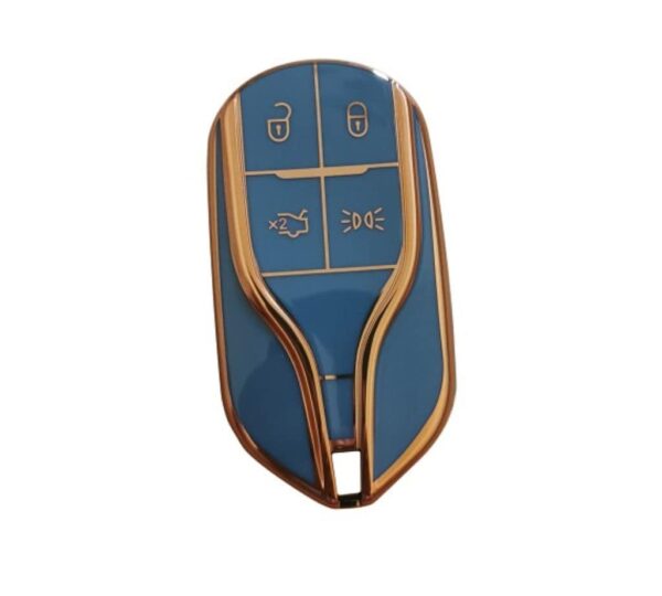 Maserati Key Fob Cover for 4-Button Smart Remote – Premium TPU Car Key Protection Holder Compatible with Ghibli, Levante, Quattroporte, GranTurismo – Durable, Scratch-Resistant, Slim and Stylish Key Shell for Maserati Key Fob - Image 4