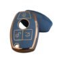 Mercedes Benz Key Fob Cover for 3-Button Smart Remote – Premium Soft TPU Protective Case with Full Coverage, Scratch-Resistant Design, Compatible with C-Class, E-Class, S-Class, GLC, GLE, and AMG Models – Durable, Slim, and Stylish Key Protector for Your Mercedes Benz Car Key