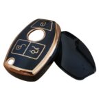 Mercedes Benz Key Fob Cover for 3-Button Smart Remote – Premium Soft TPU Protective Case with Full Coverage, Scratch-Resistant Design, Compatible with C-Class, E-Class, S-Class, GLC, GLE, and AMG Models – Durable, Slim, and Stylish Key Protector for Your Mercedes Benz Car Key - Image 3
