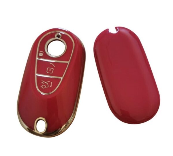 Mercedes-Benz TPU Key Fob Cover Protective Case Compatible with C-Class, E-Class, S-Class, GLC, GLE, CLA, and AMG Models – Premium Soft TPU Shell with Full Coverage, Scratch-Resistant, Durable, and Slim Design for Mercedes Smart Remote Key - Image 4