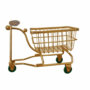 Mini Metal Shopping Cart – Dollhouse Decor, Desk Organizer & Creative Multi-Use Storage Basket for Home or Office Display
