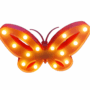 Modern Art Deco Butterfly Shape LED Night Light Table Lamp – Elegant Decorative Accent Light for Bedroom, Living Room, or Kids Room – Soft Warm Ambient Lighting, USB Powered, Eye-Catching Home Décor