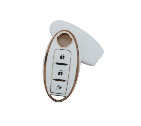 Nissan Smart Key Fob Cover, Premium TPU Protection Case for 3-Button Remote – Compatible with Altima, Maxima, Rogue, Sentra, Murano, Pathfinder – Durable Soft Shell with Full Coverage, Scratch-Resistant, Slim and Stylish Design for Nissan Smart Key - Image 2