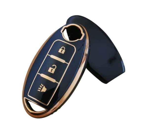Nissan Smart Key Fob Cover, Premium TPU Protection Case for 3-Button Remote – Compatible with Altima, Maxima, Rogue, Sentra, Murano, Pathfinder – Durable Soft Shell with Full Coverage, Scratch-Resistant, Slim and Stylish Design for Nissan Smart Key - Image 4