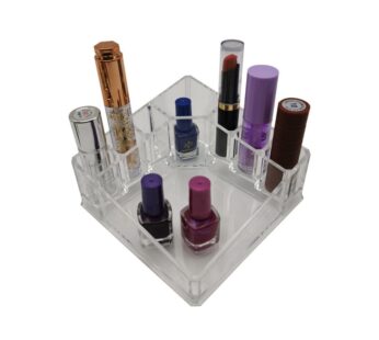 Organizer for Lip Gloss, Balm, Mascara, and Makeup Brushes – Stylish and Functional Beauty Storage Solution, Space-Saving Organizer for Lip Gloss, Lip Balm, Mascara, and Brushes – The Ultimate Beauty Storage Solution