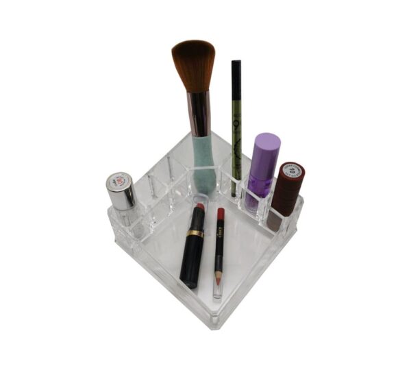 Organizer for Lip Gloss, Balm, Mascara, and Makeup Brushes – Stylish and Functional Beauty Storage Solution, Space-Saving Organizer for Lip Gloss, Lip Balm, Mascara, and Brushes – The Ultimate Beauty Storage Solution - Image 2