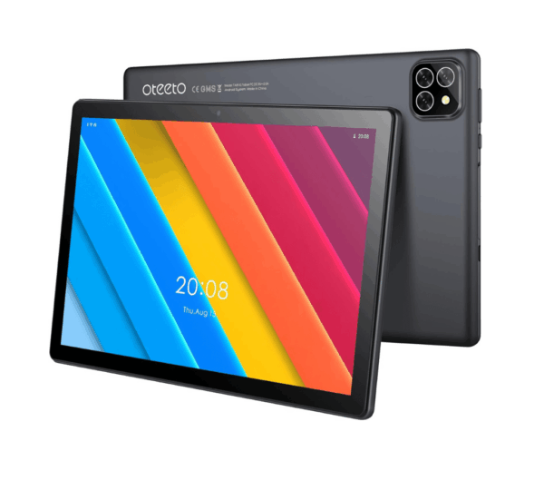 Oteeto TAB 10 ProSingle SIM 5G Network8GB RAM + 512GBG ROM5G Wifi8000 mAh8MP Front + 13MP Rear CameraQuad Core 2.0GHz ProcessorAndroid 13Includes Keyboard,Mouse,Touch Pen,OTG,Flip Cover
