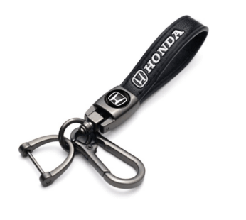 Premium Alloy & Leather Car Keychain – 360° Rotatable, Scratch-Resistant, Car Logo Design, Durable & Stylish Key Ring for Men and Women