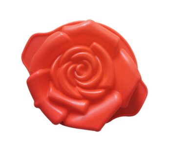 Rose-Shaped Silicone Baking Mould – Large Floral Design Cake Mold for Elegant Rose Cakes, Desserts, Jelly, Chocolate, and More – Flexible, Non-Stick, and Heat-Resistant Silicone Bakeware for Special Occasions and Daily Use