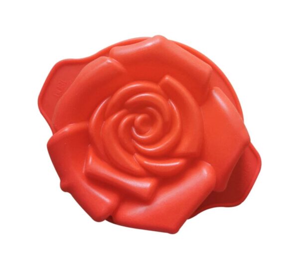 Rose-Shaped Silicone Baking Mould – Large Floral Design Cake Mold for Elegant Rose Cakes, Desserts, Jelly, Chocolate, and More – Flexible, Non-Stick, and Heat-Resistant Silicone Bakeware for Special Occasions and Daily Use