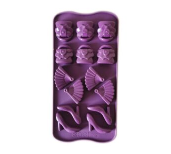 Silicone Candy Mould with Fan and Character Shapes – Flexible, Non-Stick Chocolate and Candy Mold for Baking, DIY Candy Making, and Creative Crafts