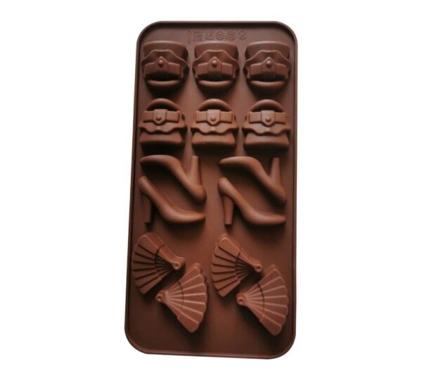 Silicone Candy Mould with Fan and Character Shapes – Flexible, Non-Stick Chocolate and Candy Mold for Baking, DIY Candy Making, and Creative Crafts - Image 3