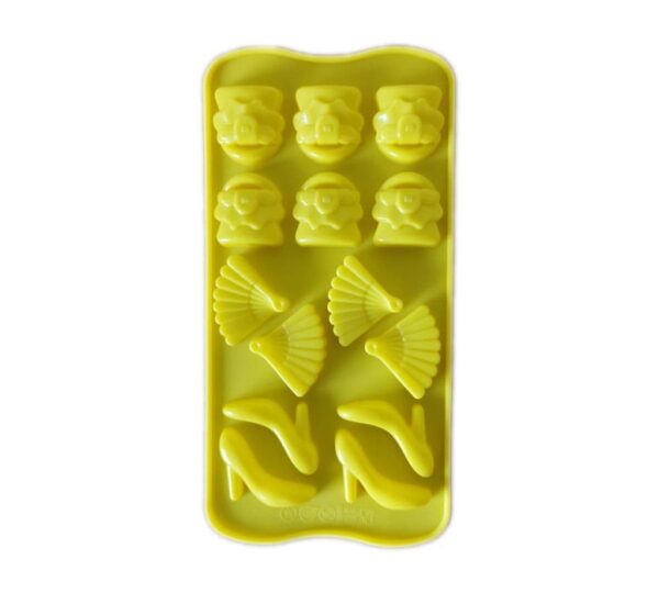 Silicone Candy Mould with Fan and Character Shapes – Flexible, Non-Stick Chocolate and Candy Mold for Baking, DIY Candy Making, and Creative Crafts - Image 4