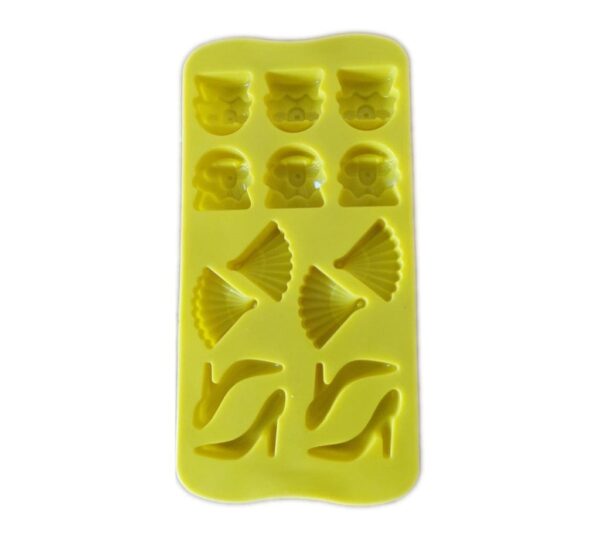 Silicone Candy Mould with Fan and Character Shapes – Flexible, Non-Stick Chocolate and Candy Mold for Baking, DIY Candy Making, and Creative Crafts - Image 5