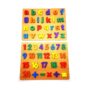 Educational Wooden Alphabet and Number Puzzle Board Set with Multicoloured Lowercase Letters – Ideal Learning Toy for Kids, Interactive Educational Toy for Preschool Learning