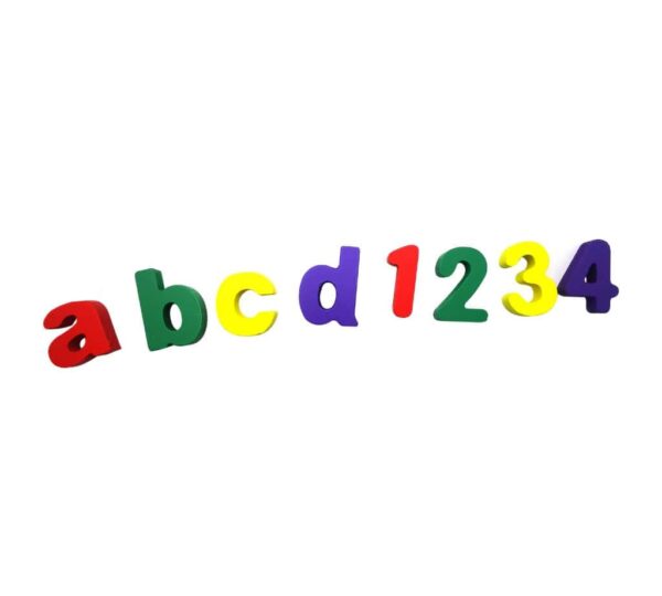 Educational Wooden Alphabet and Number Puzzle Board Set with Multicoloured Lowercase Letters – Ideal Learning Toy for Kids, Interactive Educational Toy for Preschool Learning - Image 2