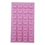 Square Cavity Silicone Mould with 28 Compartments – Flexible, Non-Stick, Food-Grade Mold for Chocolate, Candy, Jelly, Soap, and DIY Craft Projects
