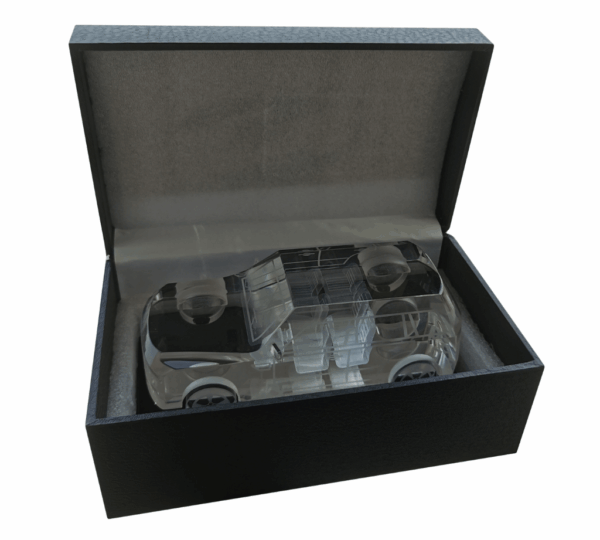 Luxury Crystal Car Model Showpiece – Premium Glass Home Décor & Souvenir Collectible - Image 4