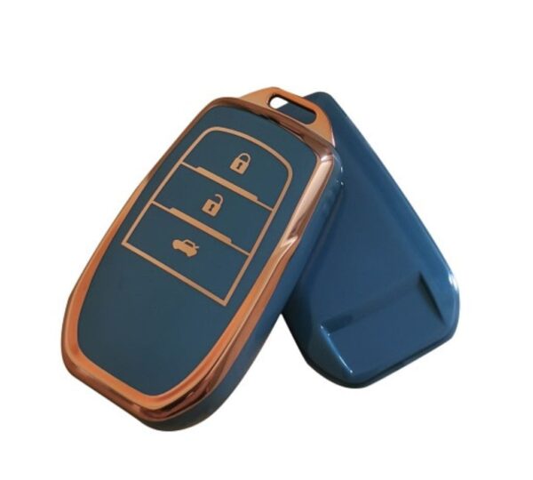 Toyota Key Fob Cover for 3-Button Smart Keys, Premium TPU Protective Case with Full Coverage, Anti-Slip and Scratch-Resistant Shell for Camry, Corolla, RAV4, Prius and More - Image 2