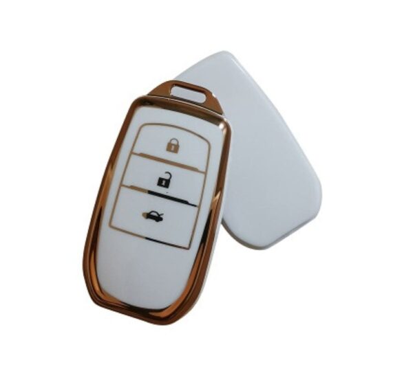 Toyota Key Fob Cover for 3-Button Smart Keys, Premium TPU Protective Case with Full Coverage, Anti-Slip and Scratch-Resistant Shell for Camry, Corolla, RAV4, Prius and More - Image 3