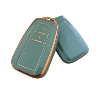 Toyota Smart Key Fob Cover Compatible with Camry, Corolla, RAV4, Highlander, Prius – Premium Soft TPU Protective Case with Full Coverage, Scratch-Resistant and Durable Design, Stylish Glossy Finish for Toyota Remote Key