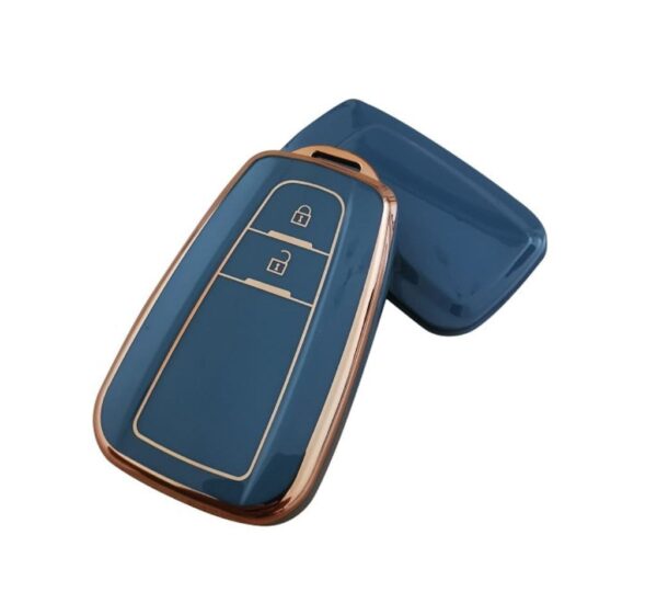 Toyota Smart Key Fob Cover Compatible with Camry, Corolla, RAV4, Highlander, Prius – Premium Soft TPU Protective Case with Full Coverage, Scratch-Resistant and Durable Design, Stylish Glossy Finish for Toyota Remote Key - Image 2