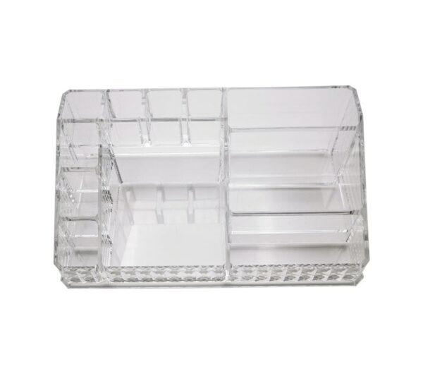 Elegant Transparent Makeup Organizer for Home or Professional Use – Keeps Your Cosmetics Visible and Accessible, Clear Transparent Makeup Organizer with Multiple Drawers for Easy Access and Perfect Vanity Storage - Image 2