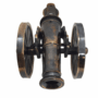 Vintage Metal Cannon Model with Wheels – Antique-Style Desktop Ornament for Home or Office, Ideal Housewarming Gift & Decorative Collectible for History Lovers and Military Enthusiasts