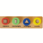 Learning Wooden Geometric Shape & Color Matching Board – Cognitive Educational Toy for Toddlers & Preschoolers
