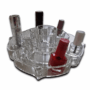 Rose Flower-Shaped Acrylic Lipstick Organizer – Elegant Makeup Display & Storage Stand