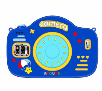 Atouch at your heart KC65 Kids Tablet with Silicone Case – 7″ Android13 IPS Tablet, 5G WiFi Tab, Dual Sim with Carry Bag- Ideal for Early Education & Learning (Blue)