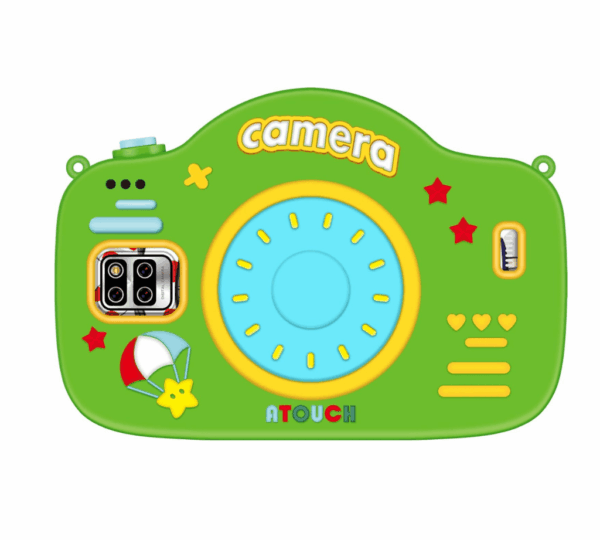 Atouch at your heart KC65 Kids Tablet with Silicone Case - 7" Android13 IPS Tablet, 5G WiFi Tab, Dual Sim with Carry Bag- Ideal for Early Education & Learning (Green)
