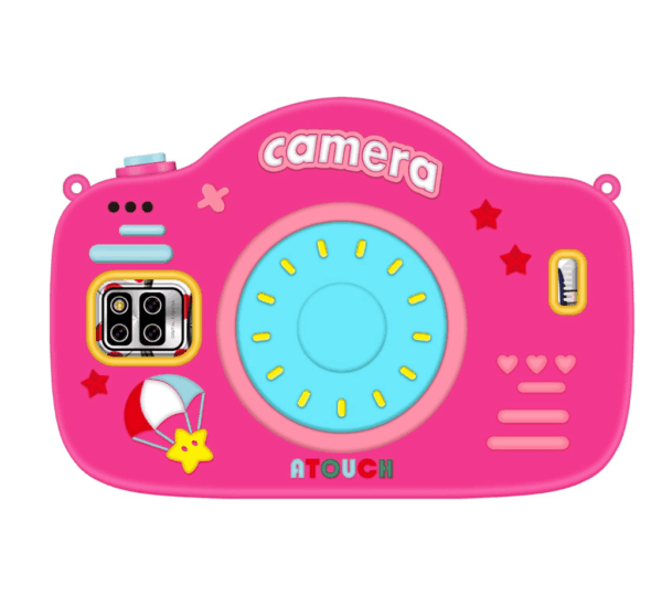 Atouch at your heart KC65 Kids Tablet with Silicone Case - 7" Android13 IPS Tablet, 5G WiFi Tab, Dual Sim with Carry Bag- Ideal for Early Education & Learning (Pink)