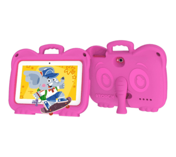 Atouch at your heart KT4 Pro Kids Tablet – 7″ Android Tablet with 8GB RAM, 256GB Storage, WiFi, Parental Controls & Durable EVA Case – Ideal for Early Education & Learning (Rose Red)