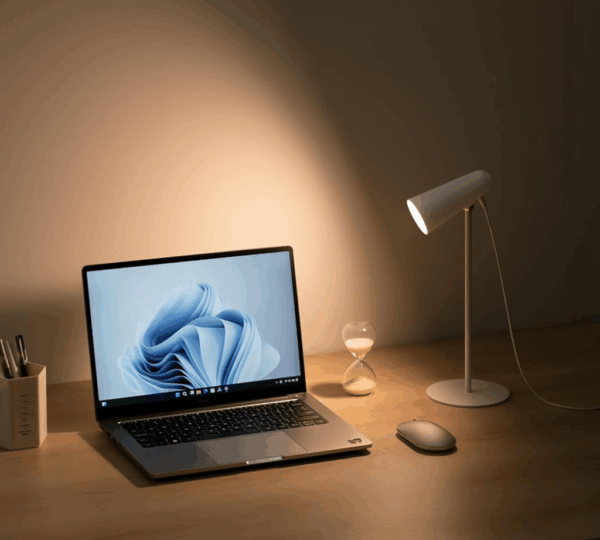 Xiaomi Flexible Rechargeable LED Desk Lamp GL – Eye-Friendly Light, 3 Brightness Levels, 360° Adjustable Silicone Neck, USB Charging, Portable & Energy Efficient – Ideal for Study, Work, and Bedside Use - Image 3
